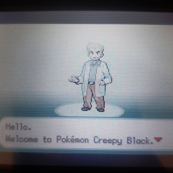 Pokemon Creepy Black GBA ROM Hack Game Custom Gameboy Advance - Picture 2 of 5